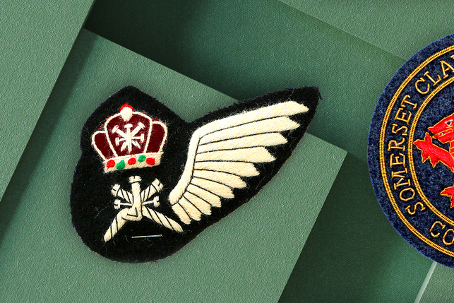 Hand Embroidered Wired Badges