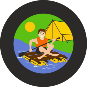 Barrel Rafting Badge