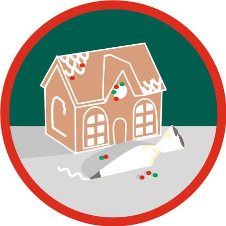 Christmas Baking Gingerbread House