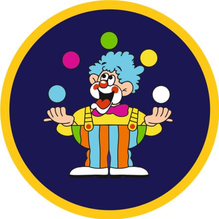 Circus Clown Badge