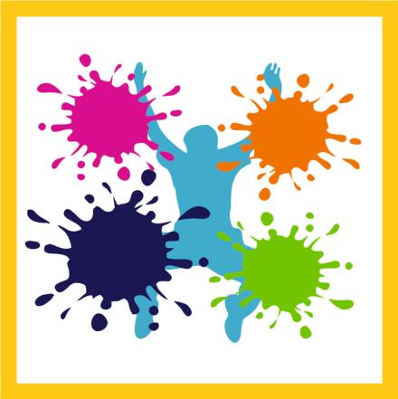 Happy Holi Square Badge
