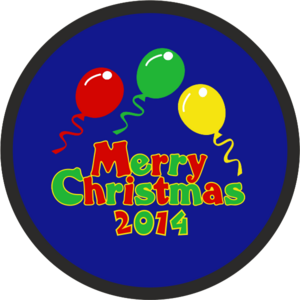 Merry Christmas Balloons