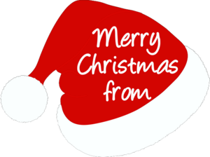 Merry Christmas Hat Badge