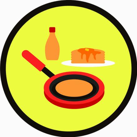 Pancake Day Badge