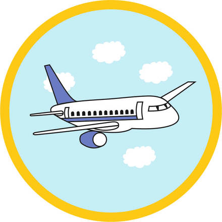 Plane Badge
