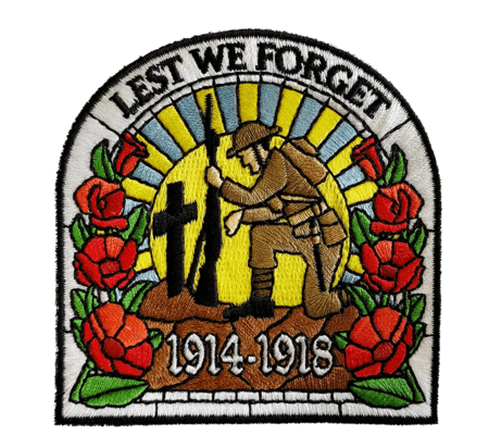 Lest We Forget 1914 - 1918 badge